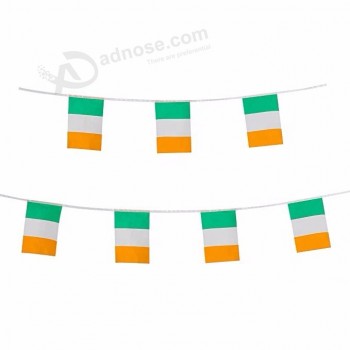 hochwertige irland polyester string bunting flagge