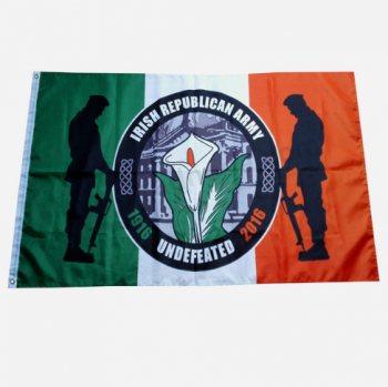 Индивидуальные 90 * 150 см Белфаст Солдат Ирландия флаги