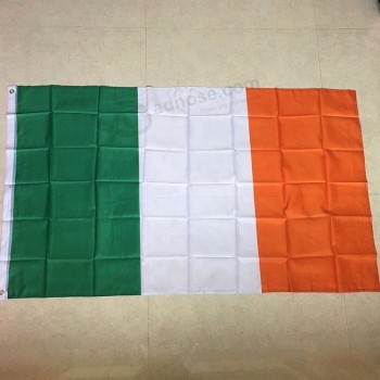 bandeira da irlanda do país do poliéster, bandeira nacional irlandesa por atacado