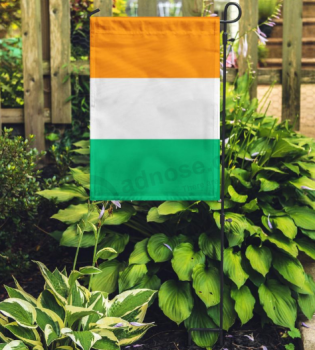 Decoration metal holder custom outdoor Ireland garden flag