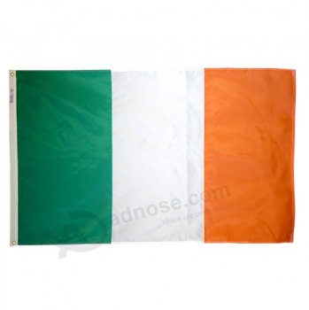 bandeira de país personalizada 3x5ft ireland feita na china