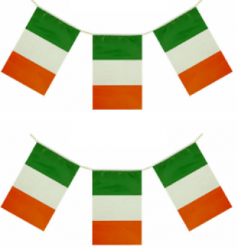 bandera decorativa del banner del empavesado irlandés de mini poliéster