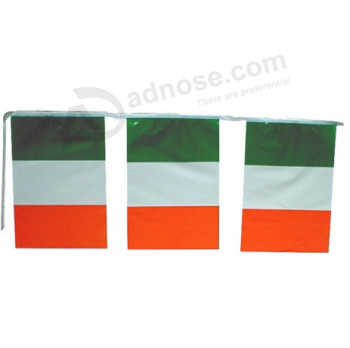 Bandera decorativa nacional de Irlanda bandera del empavesado irlandés