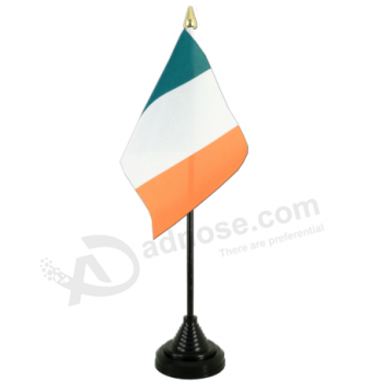 bandera de mesa nacional personalizada de banderas de escritorio de país de Irlanda