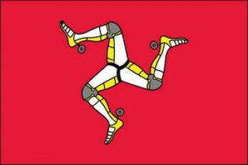 isle of Man endura-gloss ™ montierte UN-Flagge der Welt (4 