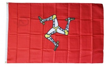 Isle of Man - 3'X5' Polyester Flag with high quality