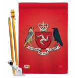 isle Of Man flags The world nationality impressions decorative vertical flag Set