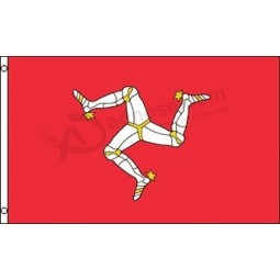 Flagge der Insel Man 3x5 Mann Manx Triskelion TT Motorrad Rennen drei Beine