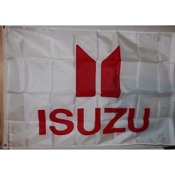 NEUES isuzu Flaggenbanner 3-1 / 2 'x 2-1 / 2' Gas Oil Car Automobillogo