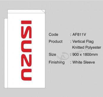 bandiera isuzu di alta qualità personalizzata all'ingrosso con qualsiasi dimensione e colore