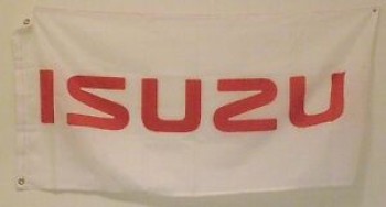 detalhes sobre a bandeira de isuzu podem ser usados ​​para parede de casa de caminhão de casa de caminhão de carro ou mancave