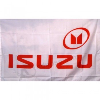 venta al por mayor de alta calidad personalizada isuzu logo Car Lot flag