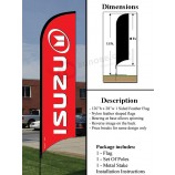 10ft. Federflagge - isuzu