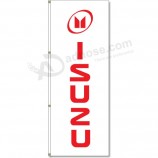 3x8 ft. Vertikale isuzu Logo Flagge
