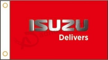 차 깃발 주문 깃발 차 isuzu 기치 3x5ft 100 % 년 폴리 에스테