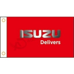 Autofahne benutzerdefinierte flagge auto isuzu banner 3x5ft 100% polyester