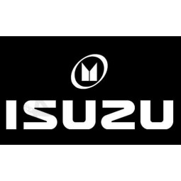 isuzu motors schwarz 3'x5 'flag banner
