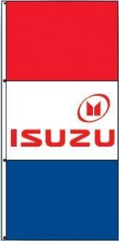 isuzu经销商悬垂旗帜标志