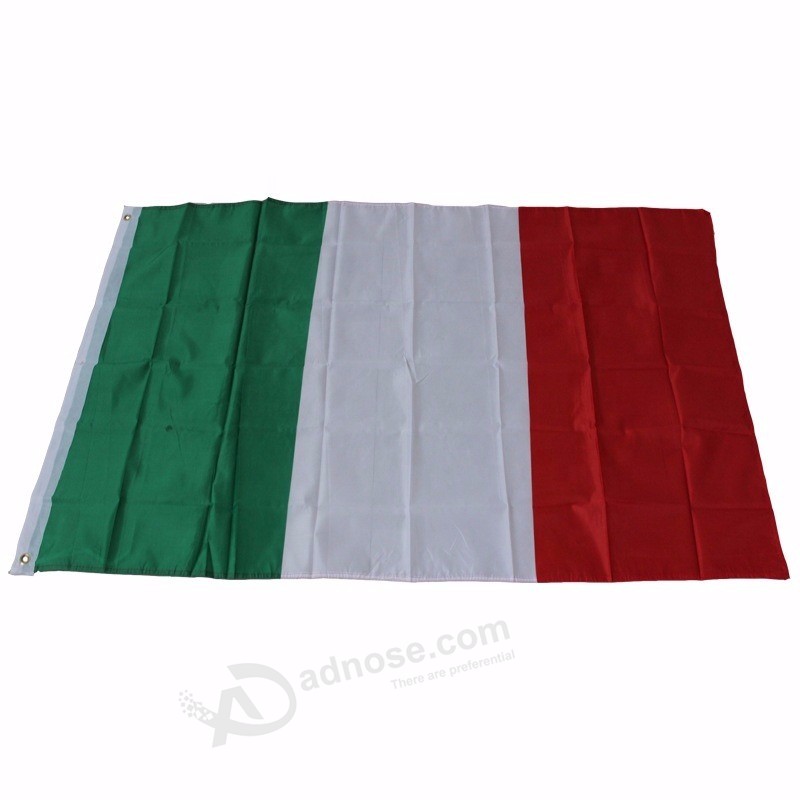 2020 euro futebol torcendo 100% poliéster 90 * 150 cm 3 * 5 pés nação italiana itália bandeira