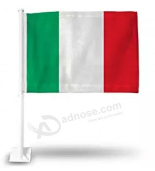 janela de carro de poliéster de malha mini bandeira italiana