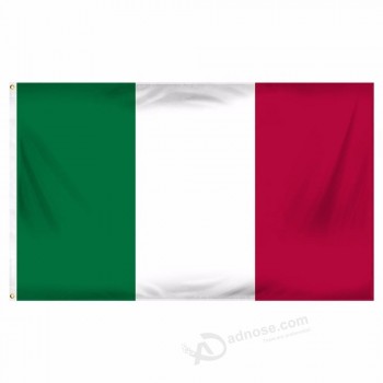 groothandel goedkope custom italië nationale polyester vlag