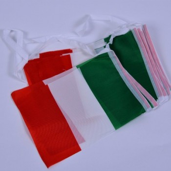 이벤트 축제 장식 이탈리아 국가 깃발 천 플래그
