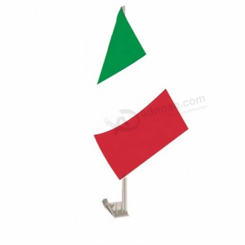 Italy Sports Car Flag with plastic pole