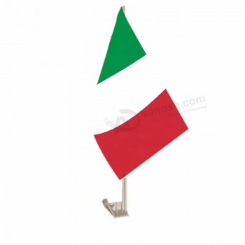 italy sports Car flag with plastic pole