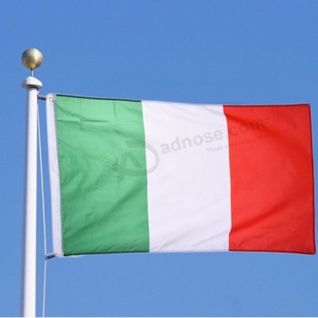 Bandiera Italia 3x5 FT appesa bandiera nazionale italiana con anelli di tenuta in ottone