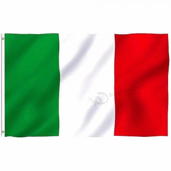 イタリア国旗3x5 FT 90x150cmバナーイタリア国旗ポリエステル