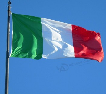 Barato personalizado 3x5ft poliéster italia bandera