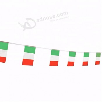 Promocional Italia Bunting bandera italiana cadena bandera