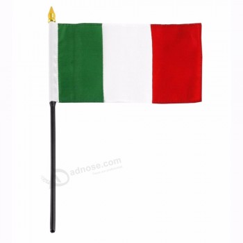 Europäische Flaggen Italien Hand Flaggen