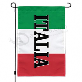bandera italiana decorativa al aire libre del jardín del poliéster