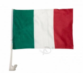 banderas de automóviles de italia baratos de poliéster voladores personalizados