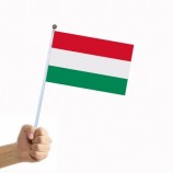 Cheap Wholesale Customized Football fans Mini Italy Hand Held Flag