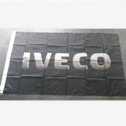Car shop polyester flag iveco advertising banner