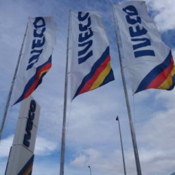 Iveco Werbung Rechteck Pol Zeichen Banner benutzerdefinierte
