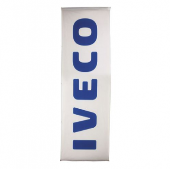 banner publicitario personalizado de alta calidad con logo iveco