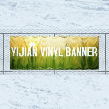 banner de vinilo de pvc para cerca al aire libre / en interiores, publicidad de carteles de vinilo con impresión cmyk