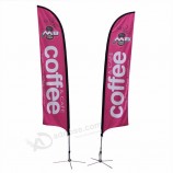 2020 goedkope gemaakte vlaggen outdoor promotionele vlaggen en banners op maat bedrukte reclame veer vlag banner