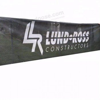 Impresso à prova de intempéries bandeira windscreen PVC banner publicidade tecido malha cerca banner