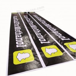 인쇄 된 옥외 표시 관례 pvc 가로변 기치 옥외 광고 비닐 기치