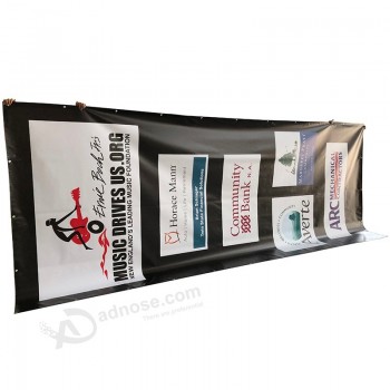 Venda quente break away pendurado vinil Pvc banner impressão publicidade cerca de poliéster malha banner