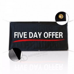 fabrik preis indoor & outdoor kundenspezifische designs druck polyester werbebanner