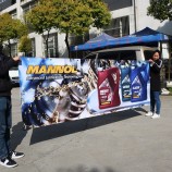 banner de vinilo retroiluminado resistente a los rayos UV a prueba de agua al aire libre / banner de PVC flexible de publicidad