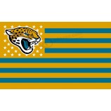 Jacksonville Jaguars Flag USA With Stars and Stripes Flag