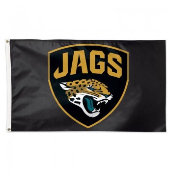 bandiera con logo secondario jaguars (3 piedi x 5 piedi) di alta qualità