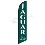 kundenspezifische beste Qualitätsjaguar-Federflagge mit irgendeiner Größe