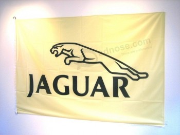 Factory direct custom high quality Jaguar Flag Ivory